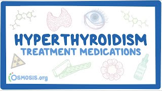 Hyperthyroidism treatment medications pharmacology [upl. by Nivrae]