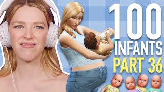 Can You Have 100 Babies In One Lifespan In The Sims 4  100 BABY CHALLENGE SPEEDRUN  Part 36 [upl. by Gnak155]