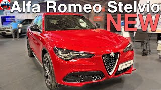 New ALFA ROMEO Stelvio 2023  Visual REVIEW Features exteriorampinterior [upl. by Mukerji]