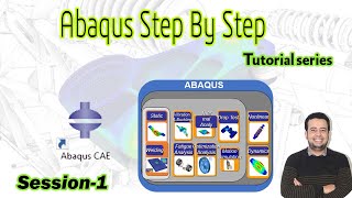 Abaqus step by step tutorial series│Intro1│ [upl. by Annalee11]