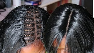 FULL SEW IN NO CLOSURE 14  NO LEAVE OUT  DETAILED TUTORIAL [upl. by Eiramassenav]