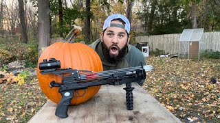 Can it hit a pumpkin at 71 yards [upl. by Adnilec]