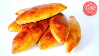 Russian Piroshki with Cabbage  Piroshki Recipe  Пирожки с капустой [upl. by Ahseket877]