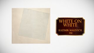 How To Paint White On White  Kazimir Malevich [upl. by Jacquie559]