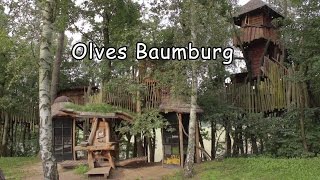 Olves Baumburg  Baumhaushotel Kulturinsel Einsiedel [upl. by Neyr300]