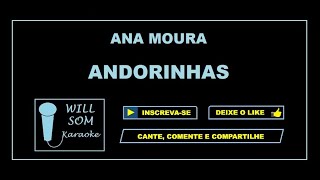 Andorinhas Karaoke  Ana Moura [upl. by Eluk949]