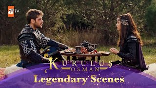 Kurulus Osman Urdu  Legendary Scenes  423  Mohabbat karti ho kya tum bh mujh se [upl. by Marjorie968]