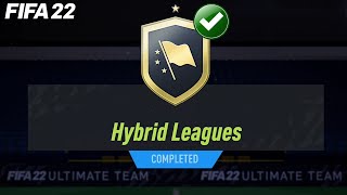 FIFA 22 HYBRID LEAGUES SBC CHEAPEST SOLUTION [upl. by Eiznekcm]