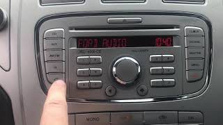 Ford 6000CD Bluetooth clearing [upl. by Tare836]