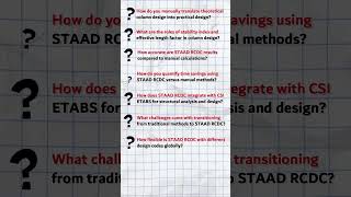 Live Webinar quotFrom Theory to Practice STAAD RCDC  Column Design for Engineers at Every Levelquot 02 [upl. by Slyke827]