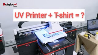 Can UV printer print Tshirt We did a Test [upl. by Arni302]