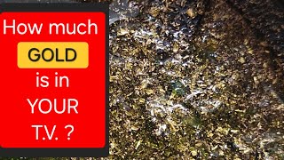 Gold Recovery from TVs pt2 ScroogeMcDuckn gold preciousmetals howto diy scraplife [upl. by Niak]