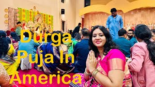 Durga Puja 🇮🇳Celebrations In America 🇺🇸 durgapuja navratri newjersey [upl. by Uthrop]