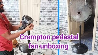 Crompton pedastal fan unboxing and review explained in tamil  Pedestalfan crompton [upl. by Asereht]