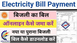 Electricity Bill Payment Online  How To Pay Electricity Bill  How To Check Electricity Bill Bijli [upl. by Attelrac]