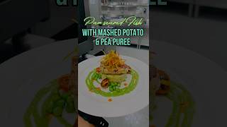 Pan seared fish 🐟chef loveforcooking seafood ytshorts viralvideo like explore cook cookme [upl. by Odnomor]