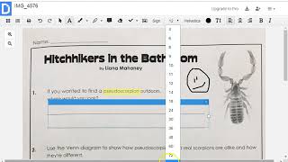 How to Use DocHub to Complete a Worksheet [upl. by Eardnaed]