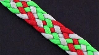 How to Make a 6Strand Double Helix Flat Braid Bracelet by TIAT [upl. by Prospero]