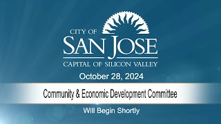 OCT 28 2024  Community amp Economic Development Committee [upl. by Cristy]