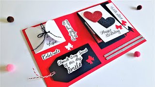 Beautiful Handmade Birthday Greeting Card  Special Handmade Birthday Card Idea  Tutorial [upl. by Ibrab]