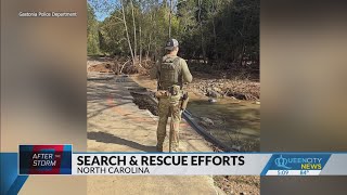 Gastonia Police searching for Helene survivors collecting supplies [upl. by Strohl782]