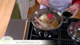 How to Cook Turkey with Vapor Technology  360 Cookware Healthy Recipes [upl. by Euqininod382]