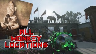 ALL ZOO MONKEY LOCATIONS IN OUTBREAK EASTER EGG [upl. by Arrotal]