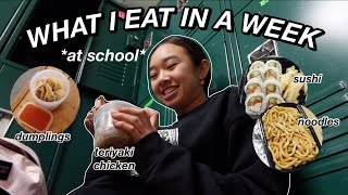 WHAT I EAT IN A SCHOOL WEEK realistic  Nicole Laeno [upl. by Swart878]