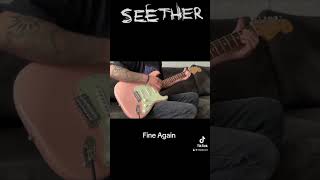 Seether  Fine Again youtube guitarcover guitar cover foryou music grunge rock [upl. by Luna]