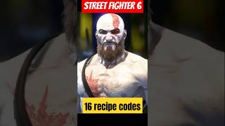 STREET FIGHTER 6  16 recipe codes  capcom streetfighter6 marvel [upl. by Ebaj]