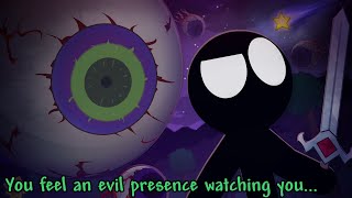 Stickman vs Eye of Cthulhu  Terraria Animation [upl. by Euqirat630]