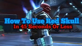 How To Use Red Skull  Decent Attacker [upl. by Roots]