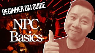 Beginner DM Guide NPC Basics  DampD Dungeon Master Tips [upl. by Duaner]