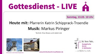 Gottesdienst  LIVE [upl. by Anilyx36]