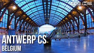 Antwerp Central Railway Station  🇧🇪 Belgium 4K HDR Walking Tour [upl. by Anoet109]