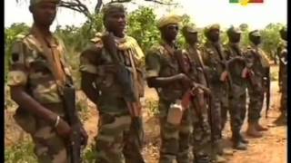 Visite du Chef d État major Général des Armées en prélude à la sortie du 1er bataillon Coulikro [upl. by Pfosi]