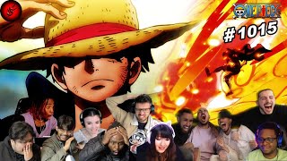 LUFFY USES RED ROC｜One Piece Episode 1015 Best Reaction Mashup [upl. by Oflunra]