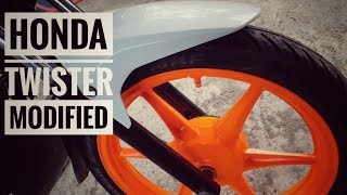 Honda Twister modified  A crazy biker [upl. by Zeta]