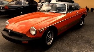 Classic MG MGB upholstery restoration [upl. by Janerich]