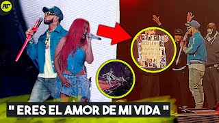 Karol g Aparece en Concierto de Anuel Revela el Pacto de Los Dos Anuel le Dice que La Sigue Amando [upl. by Aivon]