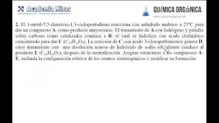 SÍNTESIS ORGÁNICA DIELSALDER HIDRÓLISIS DE ACETALES ANHÍDRIDOS Y ÉSTERES BAEYERVILLIGER [upl. by Rothmuller]