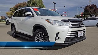 2019 Toyota Highlander XLE Sport Utility Tracy Manteca Stockton Modesto Livermore [upl. by Irtemed]