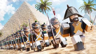 I command a MENTAL 4000 PLAYER BATTLE in Roblox Grand Battles of Egypt [upl. by Richia]