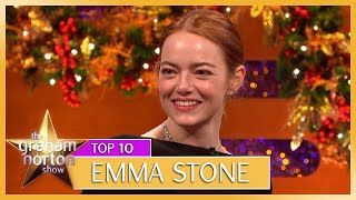 Emma Stones Top 10 Moments  Kinds of Kindness  The Graham Norton Show [upl. by Inirt]