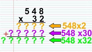 Apprendre à poser une multiplication à deux chiffres [upl. by Alket921]