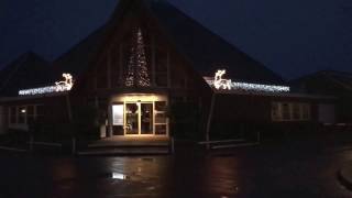 Weihnachtsbeleuchtung Beach Resort Makkum [upl. by Htinnek]