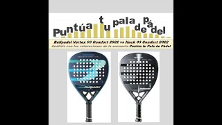 Bullpadel Vertex 03 Comfort 2022 vs Hack 03 Comfort 2022 [upl. by Nnyleimaj]