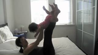 5 Simple Exercises To Do With Baby [upl. by Eissirk]