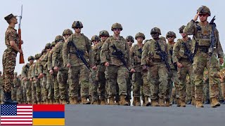 US Army in Armenia Soldiers during joint military exercises [upl. by Subocaj]