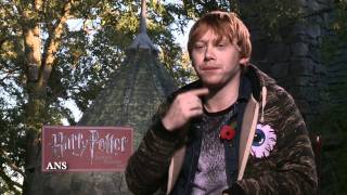 RUPERT GRINT HARRY POTTER INTERVIEW NEW [upl. by Roobbie]